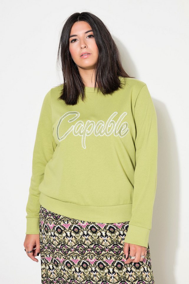 Studio Untold Sweatshirt Sweatshirt Boxy Shape Stickerei von Studio Untold