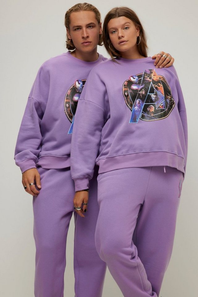 Studio Untold Sweatshirt Sweatshirt Marvel oversized Rundhals Langarm von Studio Untold