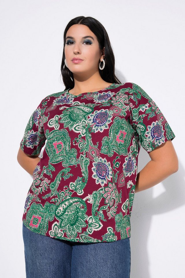 Studio Untold T-Shirt T-Shirt Paisley-Print Halbarm von Studio Untold