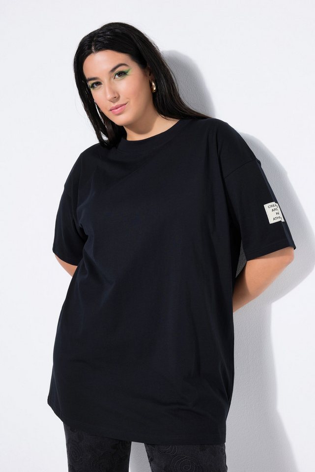 Studio Untold T-Shirt T-Shirt oversized Ärmelbadge von Studio Untold