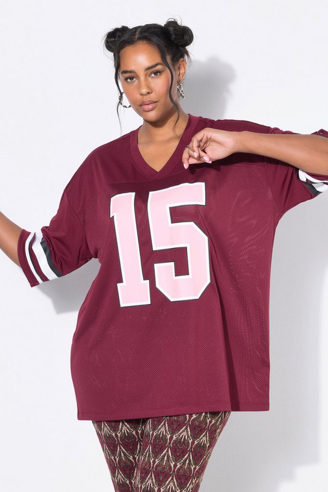 Studio Untold T-Shirt Trikot oversized Meshjersey "15"-Print von Studio Untold