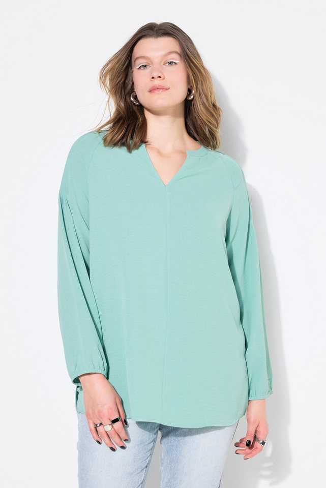 Studio Untold Tunika Tunika A-Linie Krepp 3/4-Puffärmel von Studio Untold