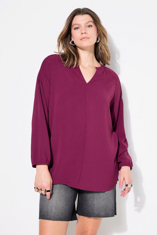 Studio Untold Tunika Tunika A-Linie Krepp 3/4-Puffärmel von Studio Untold