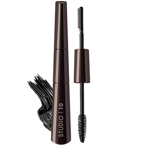 Studio 10 6-in-1 Perfect Lash Mascara - Dual-Action Mascara mit Conditioning, Volumengebung, Stärkung und Glanzverstärkung für perfekte Wimpern - Verlängernde Mascara für lange Wimpern von Studio10