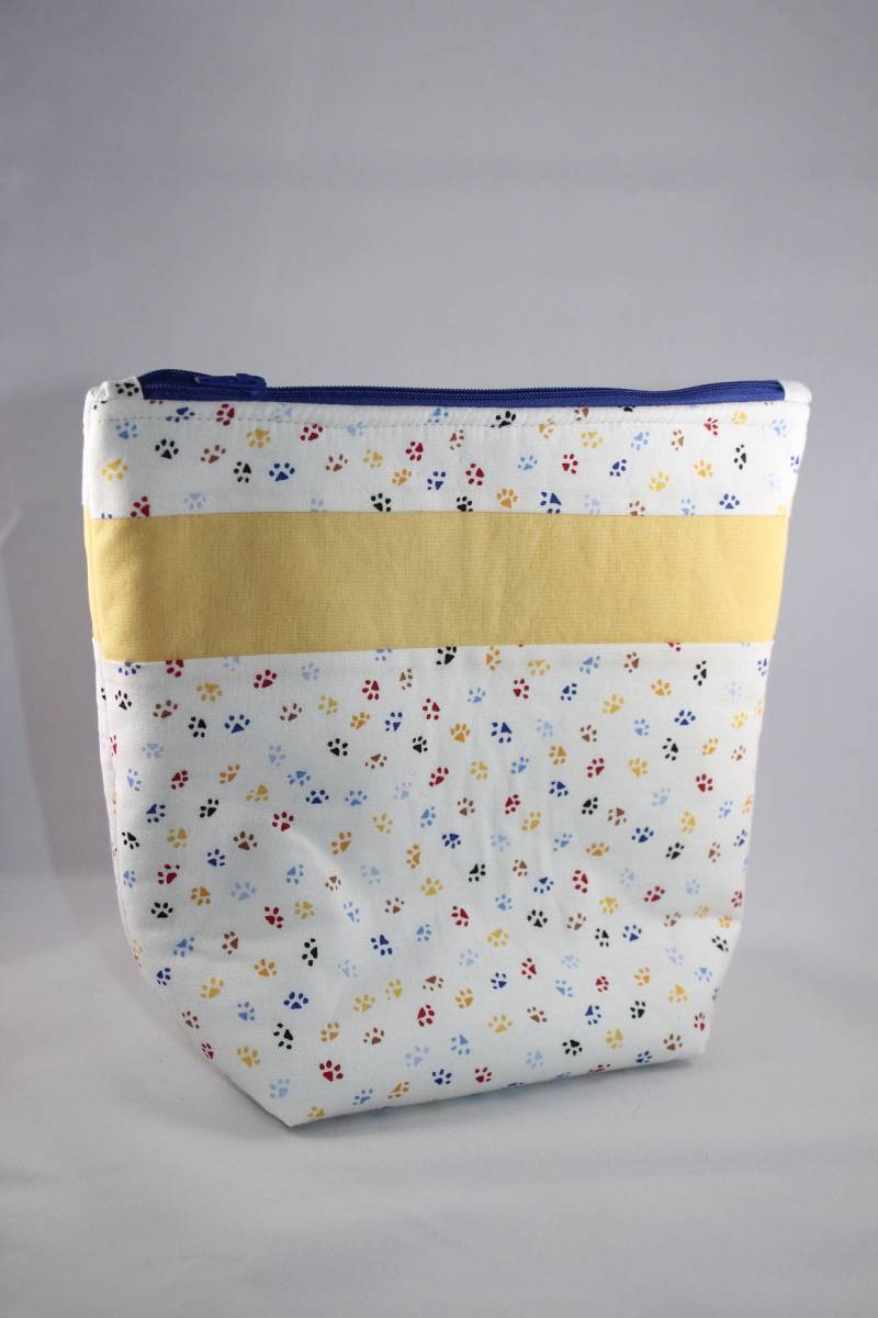 Gesteppt, Stoff-Welpen-Druck Reißverschluss-Etui Gesteppt, Stoff-Welpen-Druck Reißverschluss-Etui von Studio1Nadine