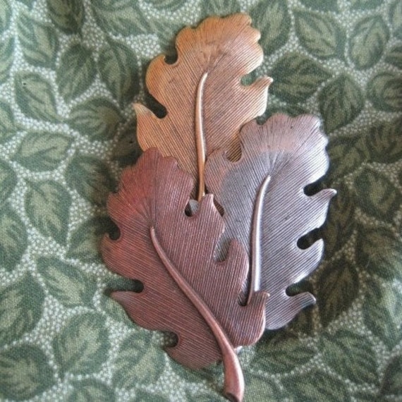 Eichenblatt Pin Trio - Herbstlaub Oder Ohrringe Eichenblatt Pin Trio - Herbstlaub Oder Ohrringe von StudioBZ