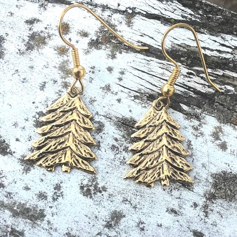 Kiefer Baum Ohrringe - Immergrüne Bäume von StudioBZ