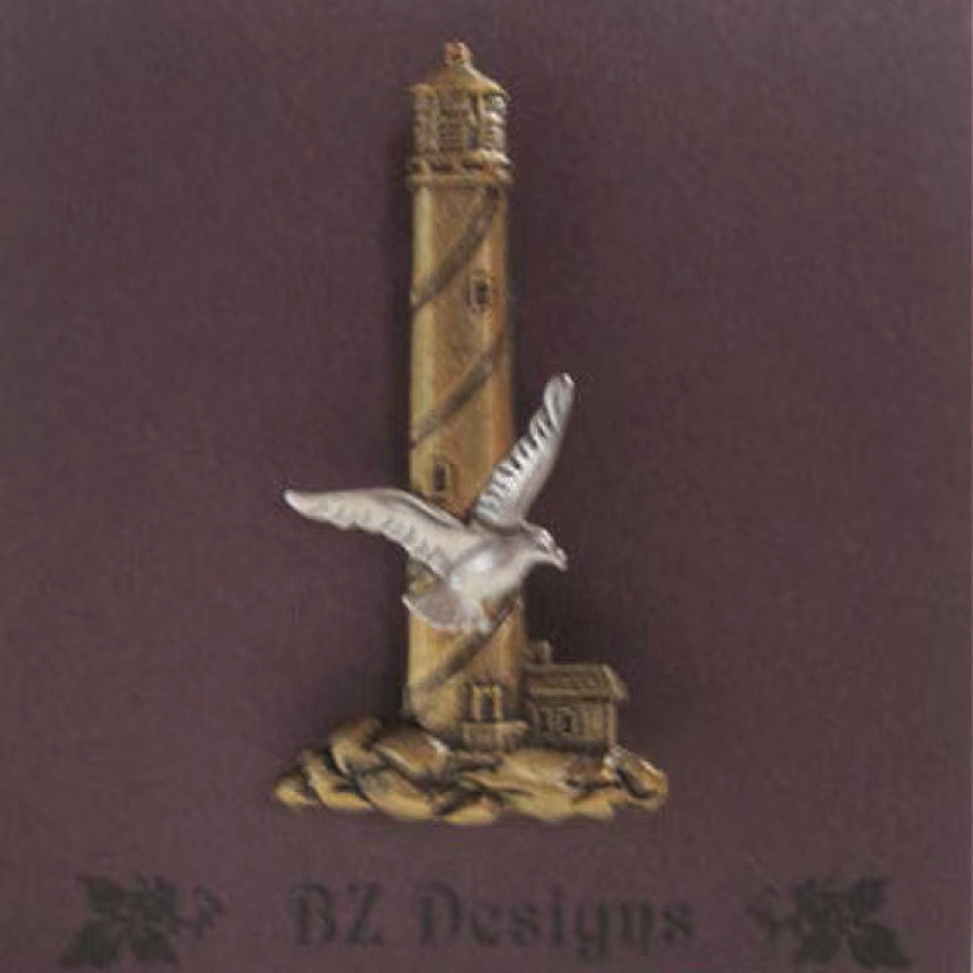 Leuchtturm Pin Mit Möwe Leuchtturm Pin Mit Möwe von StudioBZ