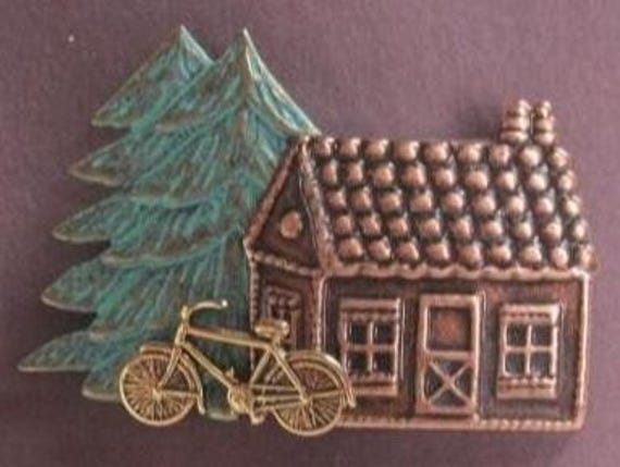 Up North Cabin Pin Baum Mit Fahrrad Oder Kanu - Studio Bz Original Up North Cabin Pin Baum Mit Fahrrad Oder Kanu - Studio Bz Original von StudioBZ