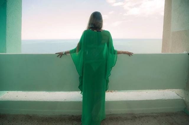 Grünes Maxi Kleid, Boho Beach Cover-Up Bademantel, Einheitsgröße Für Alle Chiffon Kleid von StudioCreativeMinds