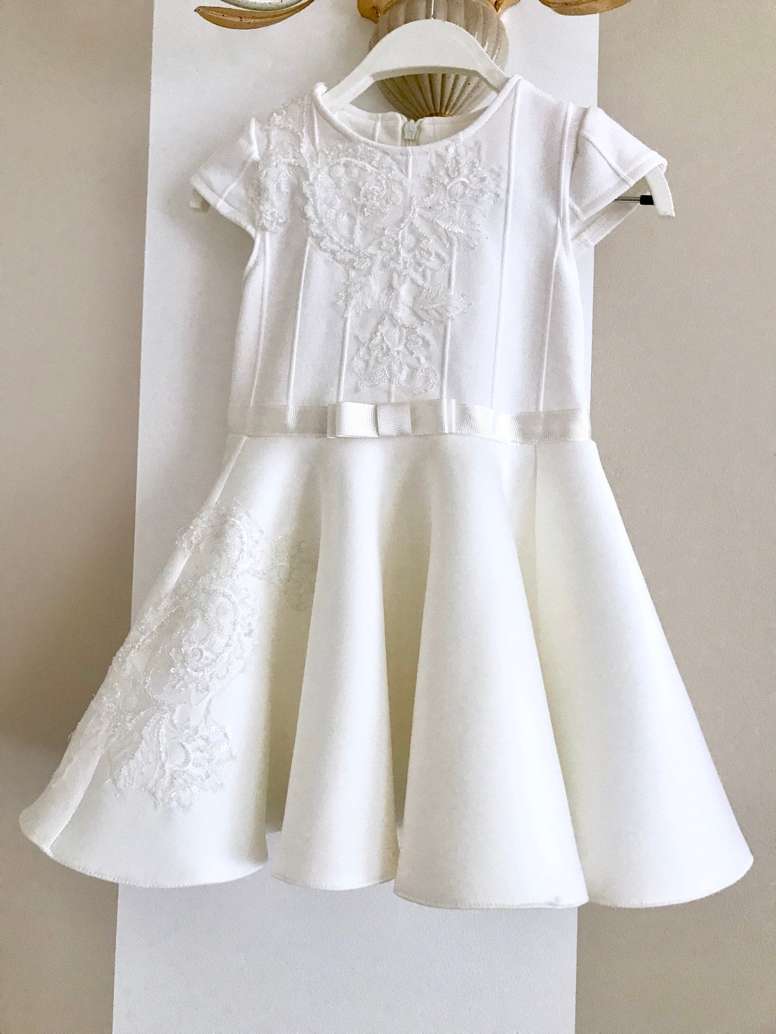 Taufkleid Partykleid Geburtstagskleid Weiß Luxuskleid von StudioDeVi