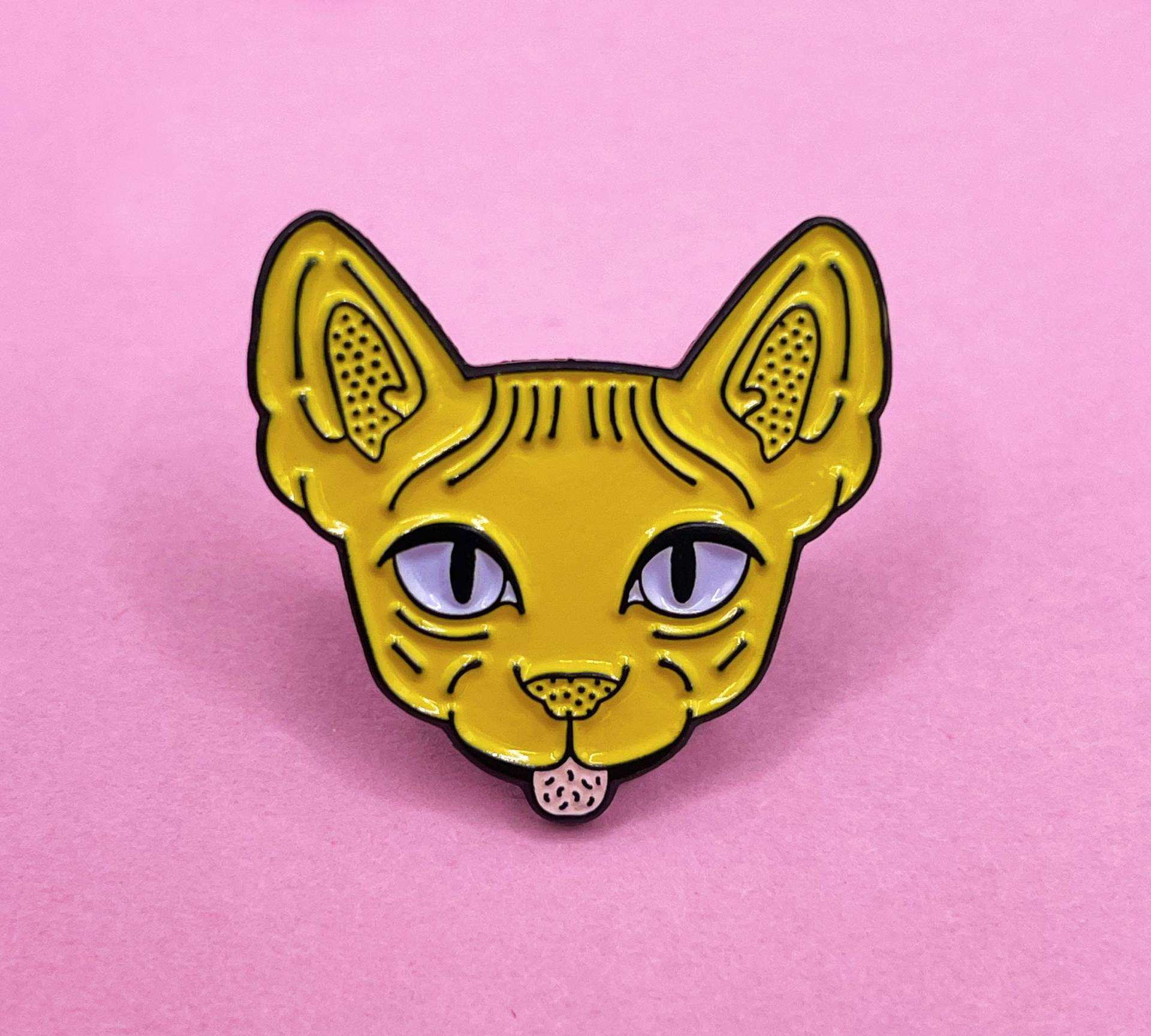 Sphynx Katze Emaille Pin Anstecker Sphynx Katze Emaille Pin Anstecker von StudioDoki