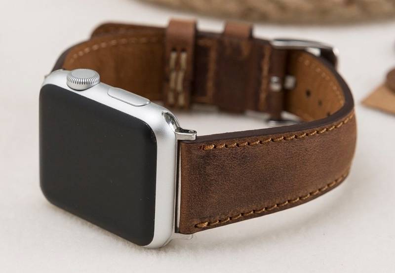 Antikes Braunes Uhrenarmband Aus Leder Für Apple Watch Antikes Braunes Uhrenarmband Aus Leder Für Apple Watch von StudioFZ