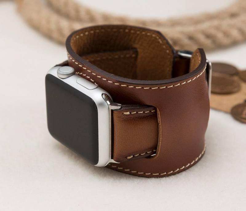 Braun Apple Watch Manschette, Leder Armspange 38 Mm 42 40 44 Für 1-11, Ultra 1-3, Kostenloser Versand Braun Apple Watch Manschette, Leder Armspange 38 Mm 42 40 44 Für 1-11, Ultra 1-3, Kostenloser Versand von StudioFZ