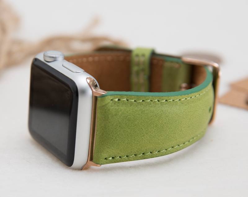 Vollnarben-Leder-Grün-Band Für Apple-Uhr 1-11, Ultra 1-3, Kostenloser Versand Vollnarben-Leder-Grün-Band Für Apple-Uhr 1-11, Ultra 1-3, Kostenloser Versand von StudioFZ