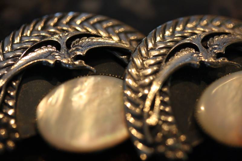 Fabelhafte Vintage Ermani Bulatti Jugendstil Ohrringe von StudioFind