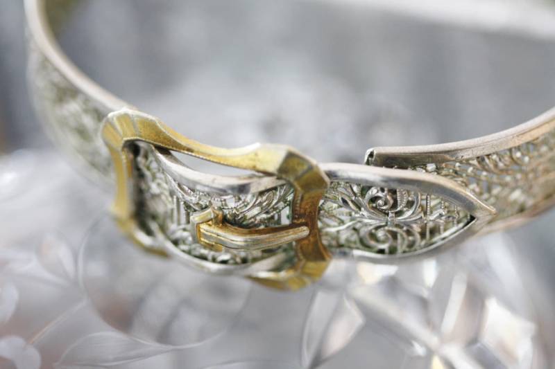 Wunderschönes 20Er Sterling Und Vermeil Filigranes Armband Wunderschönes 20Er Sterling Und Vermeil Filigranes Armband von StudioFind