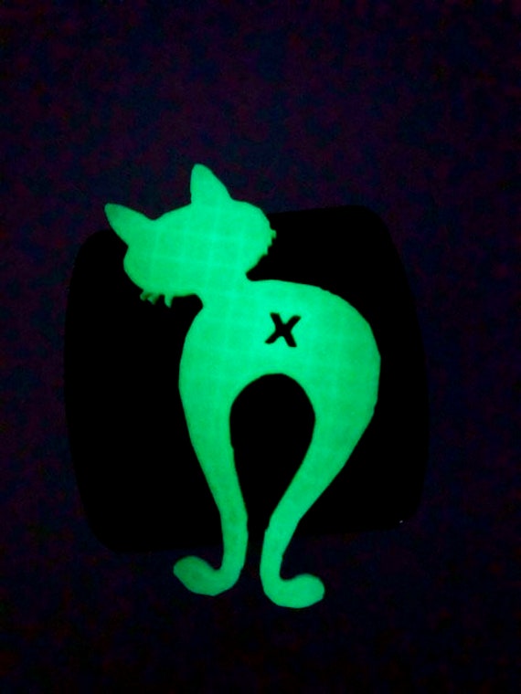 Süße Katze Mit Hintern in 3D - Leuchten Im Dunklen 2 Zoll Trailer Hitch Abdeckung Chrom White-Liebe Katzen Pfote Pfoten von StudioFrame