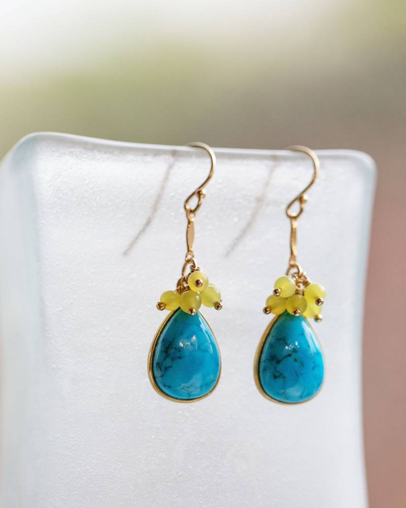 Edel Türkis Ohrringe von StudioHillalu