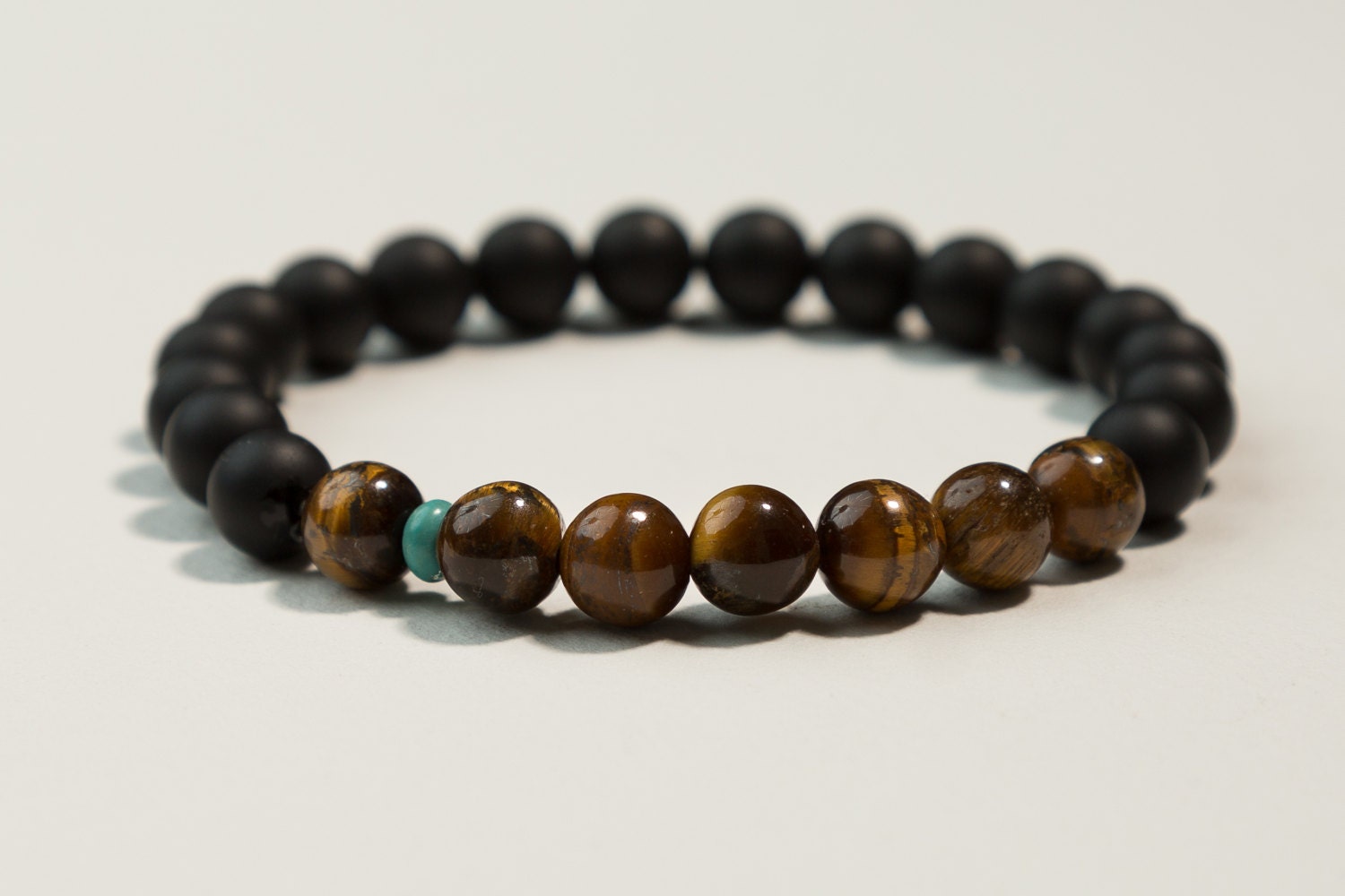 Mens Stretch Tiger Eye Armband Mens Stretch Tiger Eye Armband von StudioHillalu