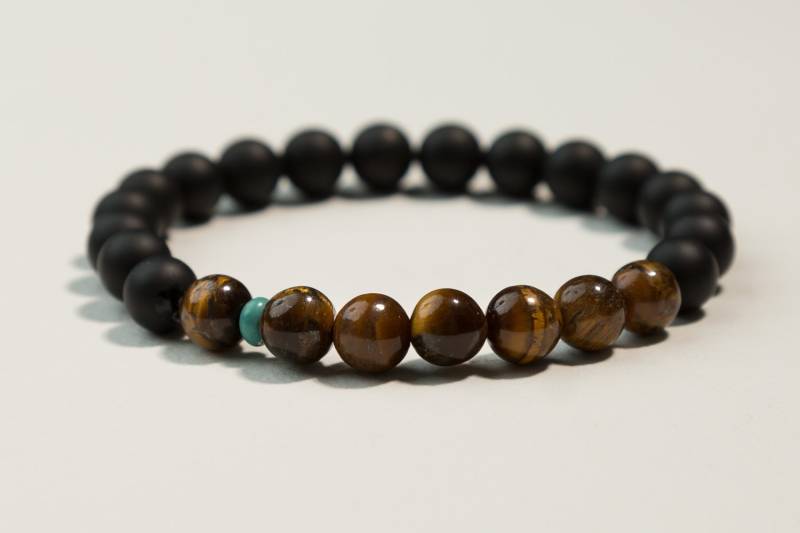 Mens Stretch Tiger Eye Armband Mens Stretch Tiger Eye Armband von StudioHillalu