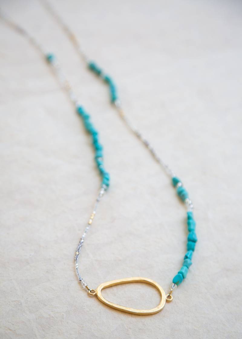 Organisch Geformte Türkis Ausweisinhaber von StudioHillalu