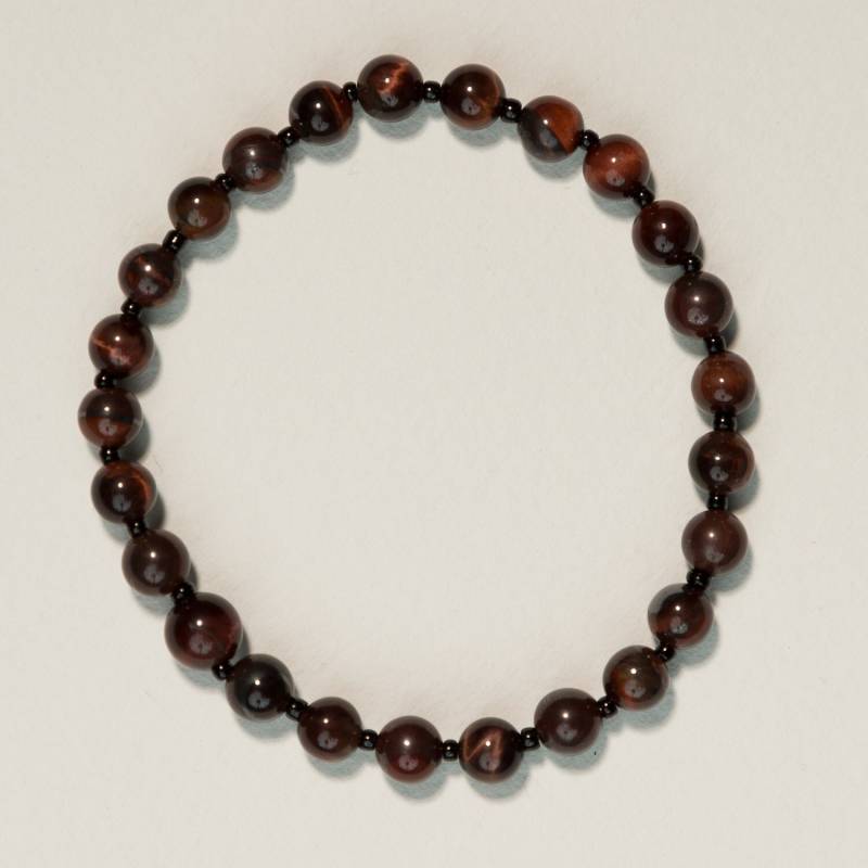 Red Tiger Eye Stretch Armband von StudioHillalu