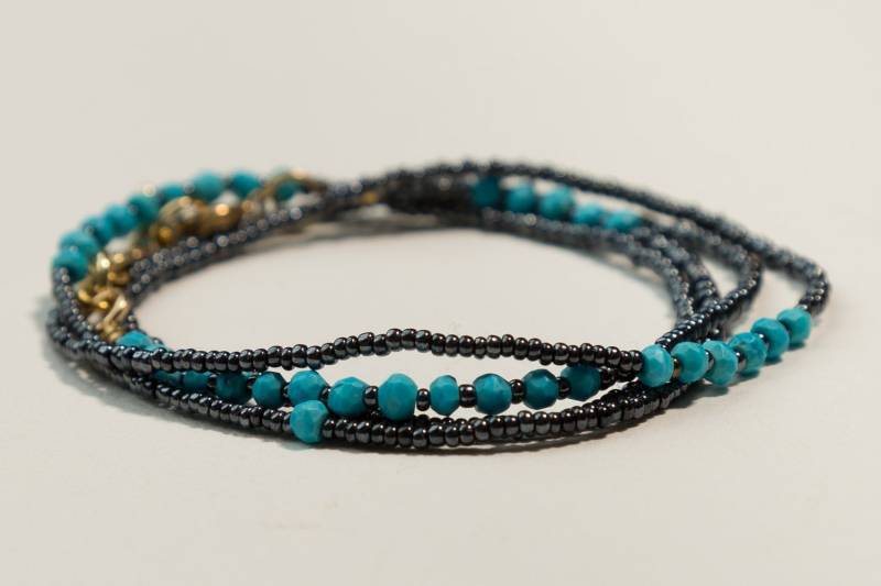Türkis Und Samenperle Wickeln Armband Türkis Und Samenperle Wickeln Armband von StudioHillalu