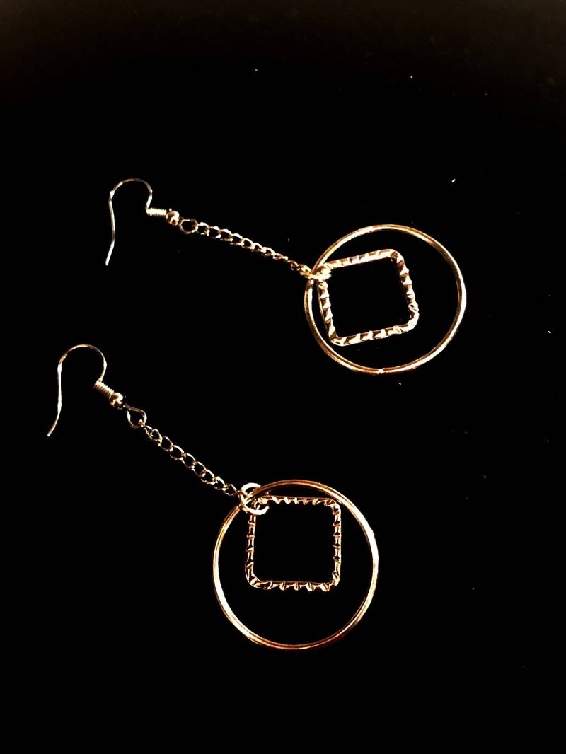 Handgemachte Silber Vergoldet Baumseider Ohrringe - Geschenk Für Sie von StudioJunction