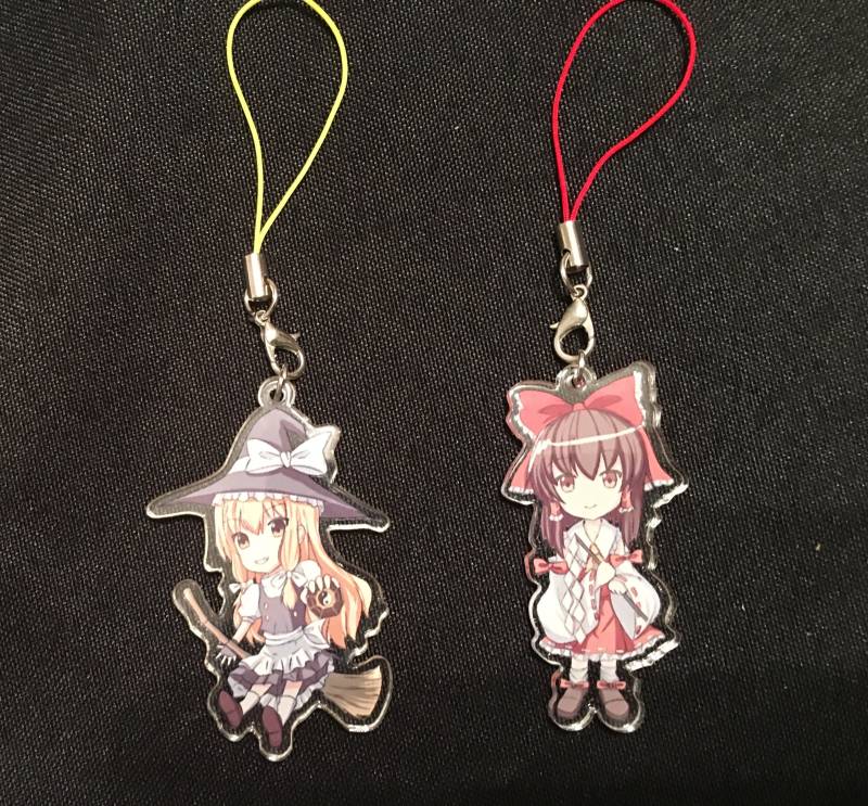 Touhou Acrylanhänger - Reimu Hakurei & Marisa Kirisame von StudioKeiWorks
