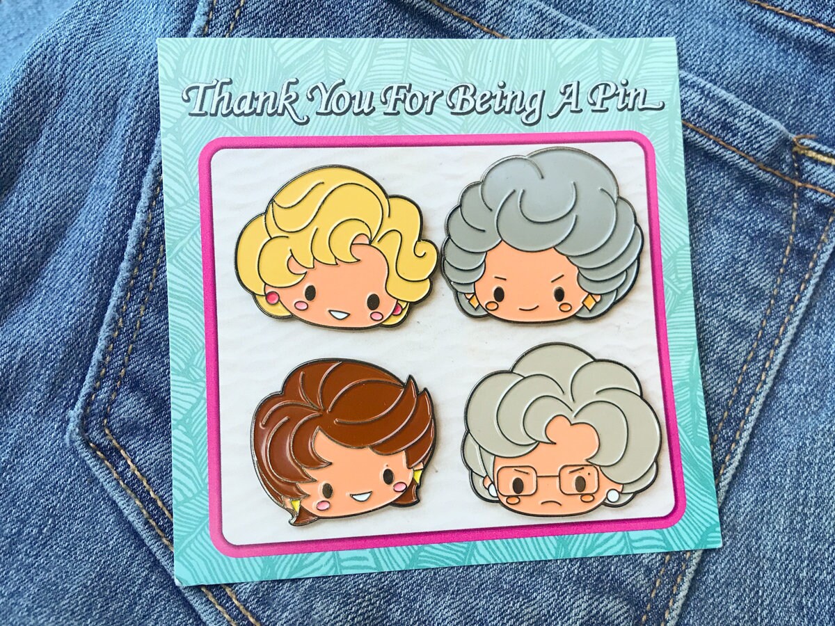 Danke Für Sein Ein Pin Emaille Anstecknadel Set von StudioKitsu