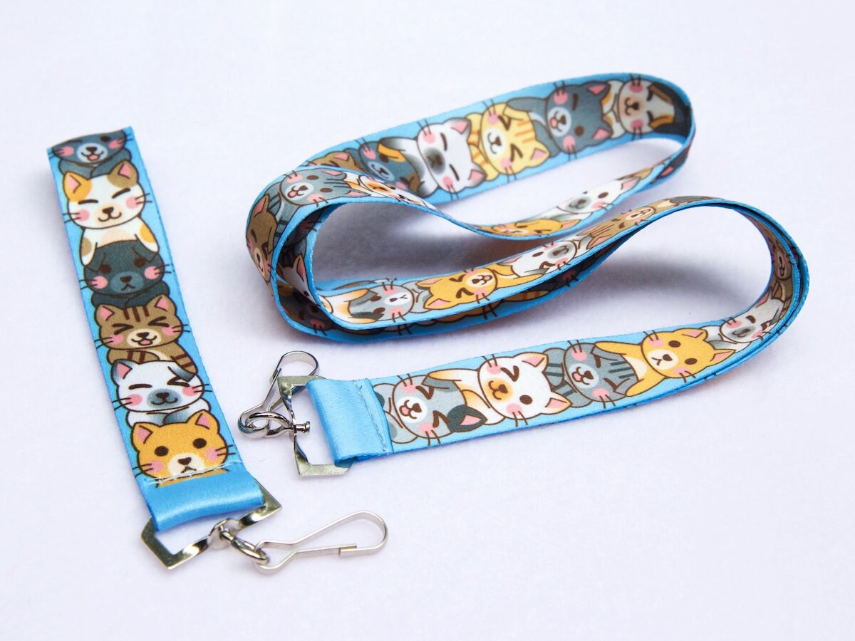 Kitty Cat Lanyard Als Schlüsselanhänger Und Im Kombi Angebot von StudioKitsu
