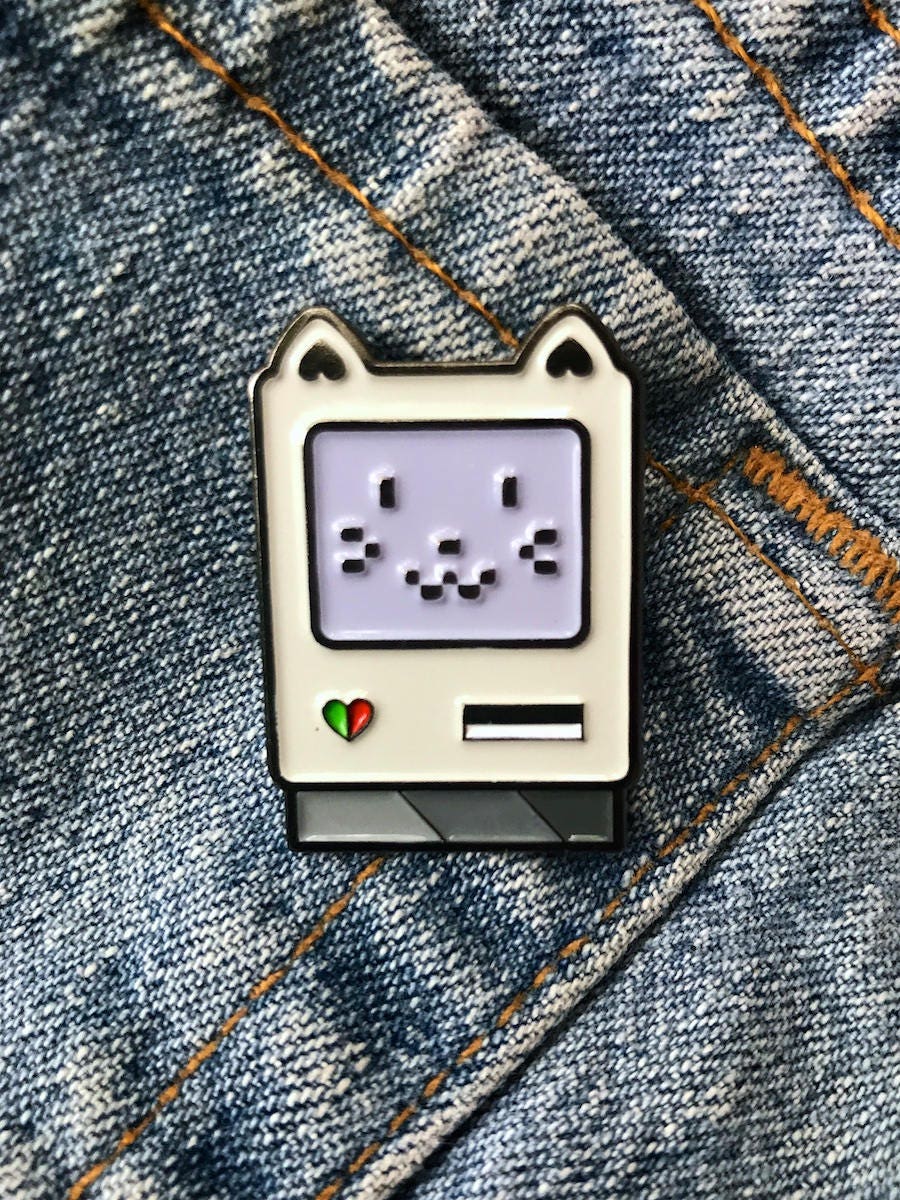 Meowcantosh Anstecknadel Aus Emaille von StudioKitsu