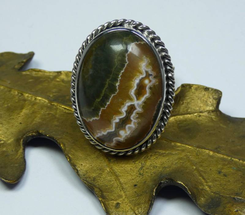 Achat Cabochon Und Silberring von StudioMatrix