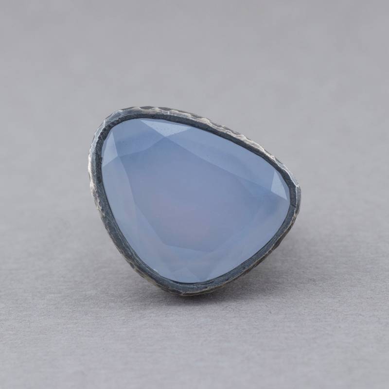 Chalcedon-Ring in Sterling Silber von StudioPandora