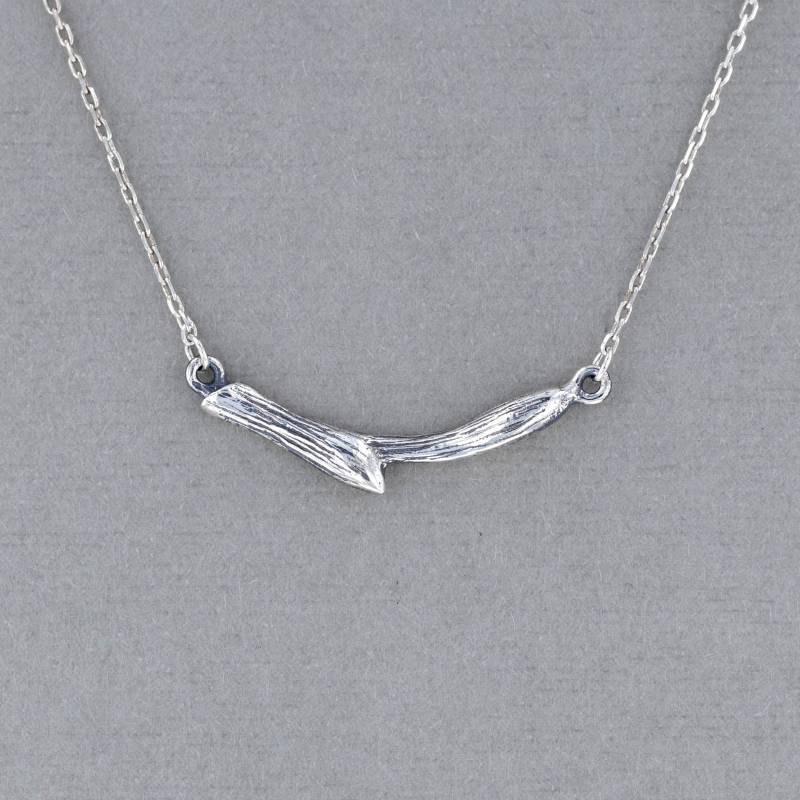 Zweig Halskette Aus Sterling Silber Zweig Halskette Aus Sterling Silber von StudioPandora