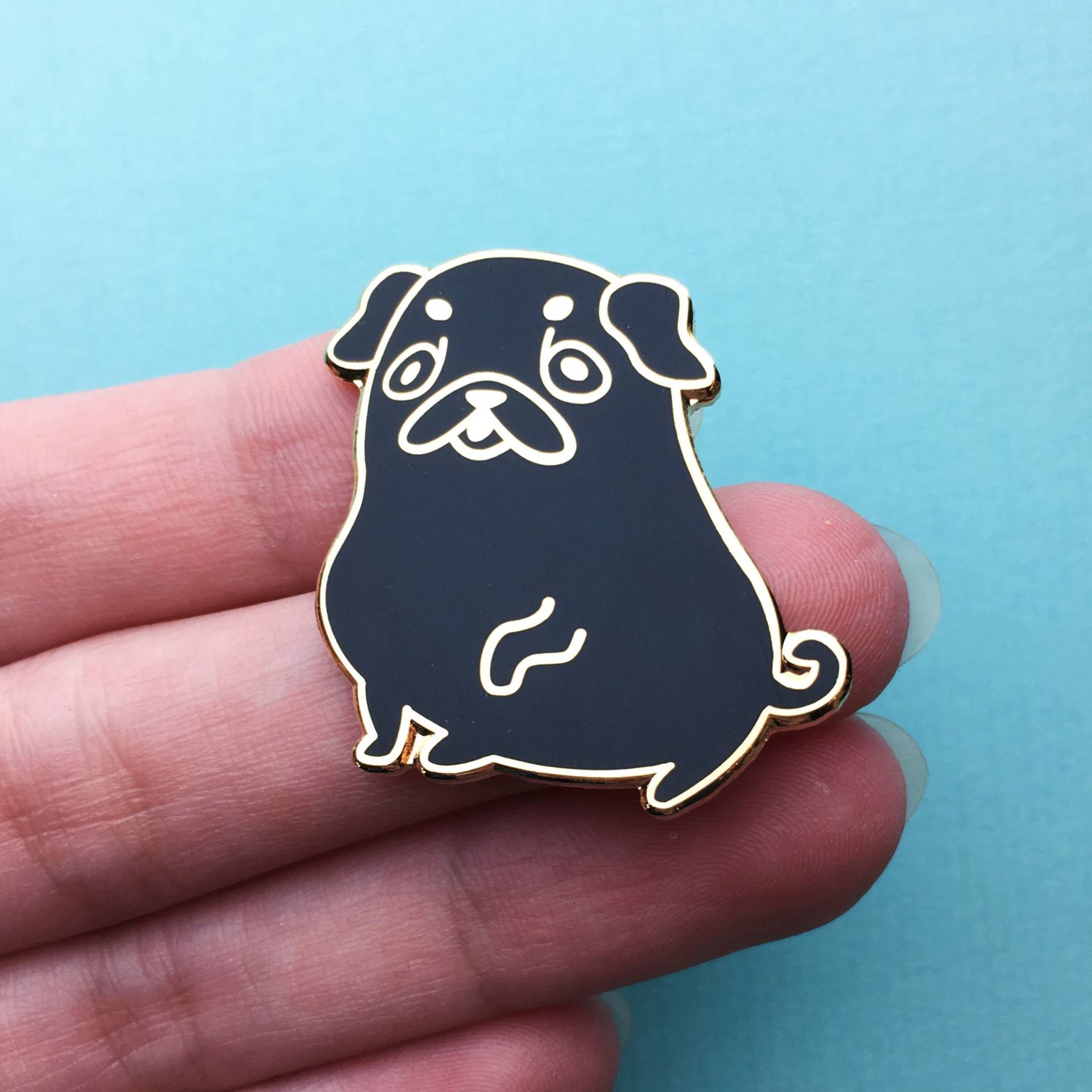 Derp Puggo Pin Aus Emaille Derp Puggo Pin Aus Emaille von StudioPrikOfficial