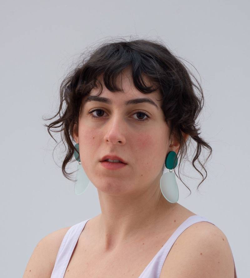 Boucles D'oreilles En Acrylque Translucides Bordeaux Surélevée Violett Silber Cadeaux Anniversaire von StudioSophieTam