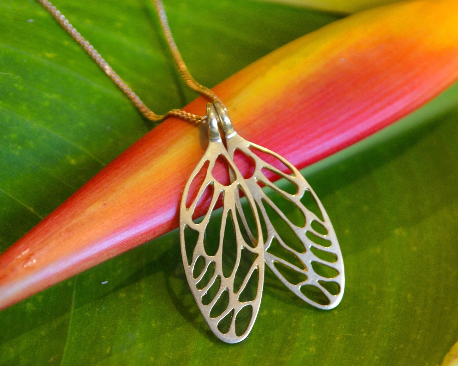 Baby Zikade Flügel Halskette Aus Sterling Silber - Natur Schmuck Insekten Zarte Baby Zikade Flügel Halskette Aus Sterling Silber - Natur Schmuck Insekten Zarte von StudioSwoonHandmade