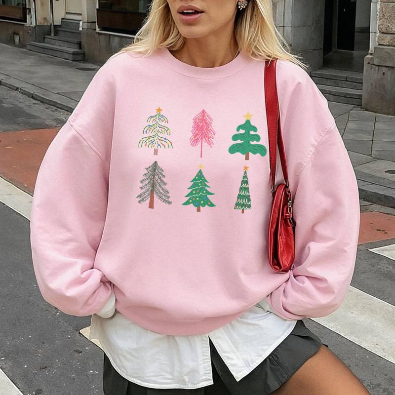 Süß Coquette Weihnachtspullover, Weihnachtlicher Sweater Linework, Kawaii Sweatshirt, Geschenk Xmas Fans, Weihnachtsgeschenk Urlaubsmode von StudioVenusDE