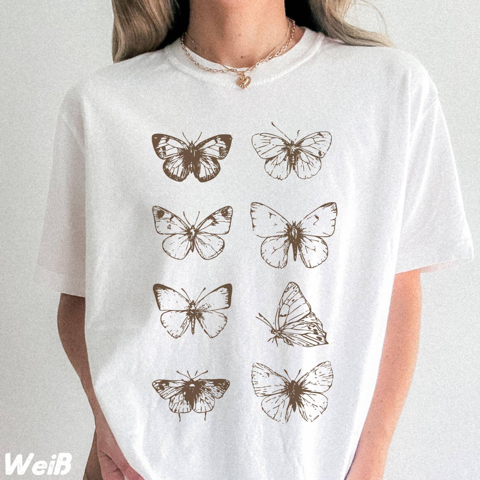 Süß Goblincore Tshirt Schmetterling Witchy Whimsigoth T-Shirt Celestial Fairycore Dark Cottagecore Shirt Grüne Hexen Natur Ästhetik von StudioVenusDE
