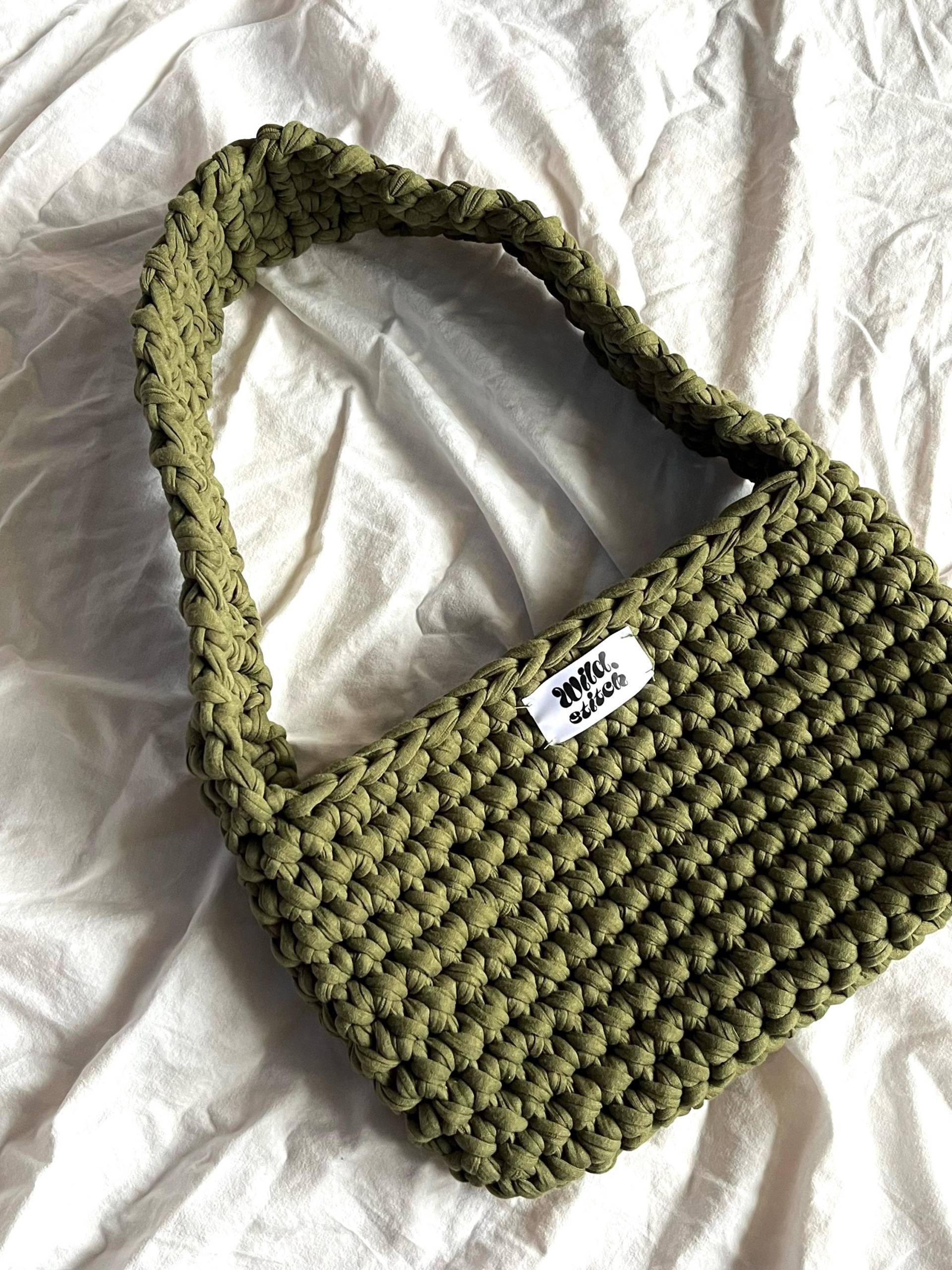 Handgemachte Gehäkelte Mini Umhängetasche Der Willow Collection von StudioWildStitch