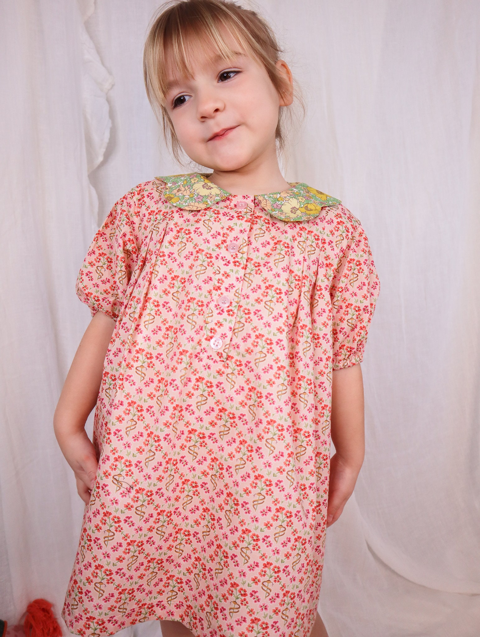 Liberty London Puffärmelkleid, Premiumkleid, Of London, Weihnachtskleid, Mädchenkleid, Premium Mädchenkleid von Studiomarloweshop