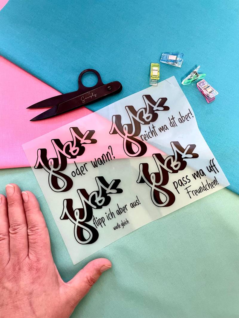 Bügelbild 4Er Jetzt Bügelbild 4Er Jetzt von StuffandButtonBags