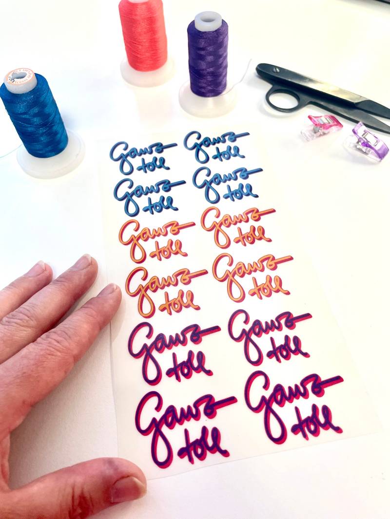 Bügelbilder 12 X Ganz Toll Bunt Bügelbilder 12 X Ganz Toll Bunt von StuffandButtonBags