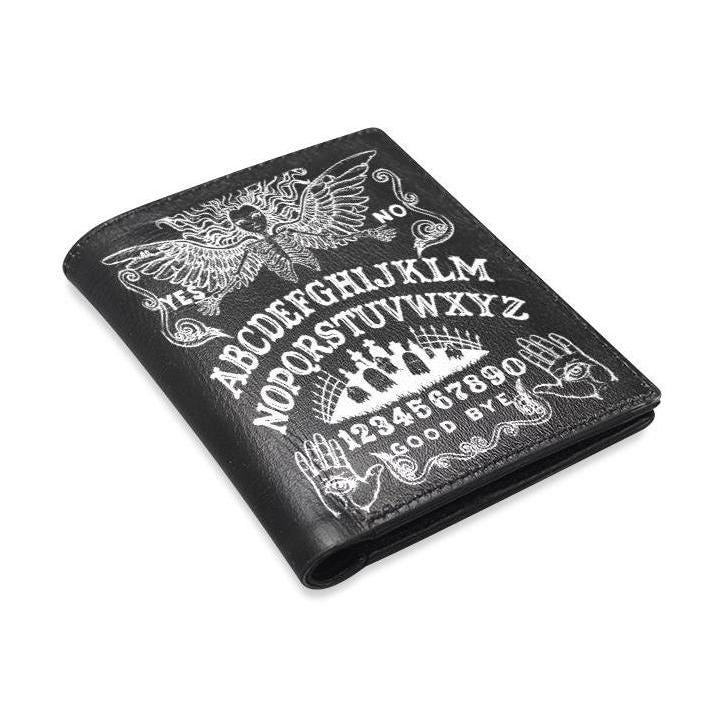 Portemonnaie Aus Leder Im Ouijaboard-Design Portemonnaie Aus Leder Im Ouijaboard-Design von StuffoftheDead