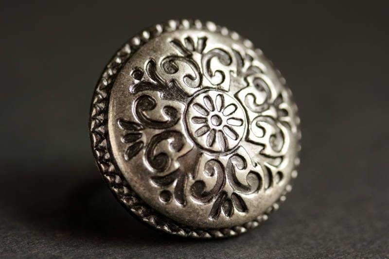 Filigrane Schneeflocke Ring. Mandala Schneeflocken Silber Verstellbarer Weihnachtsschmuck. Handmade Schmuck von StumblingOnSainthood