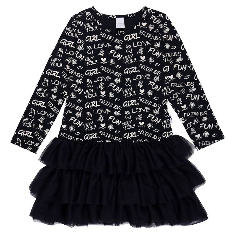 Stummer Kleid mit Tüll navy von Stummer