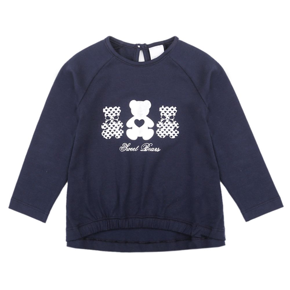 Stummer Longsleeve Mädchen navy von Stummer
