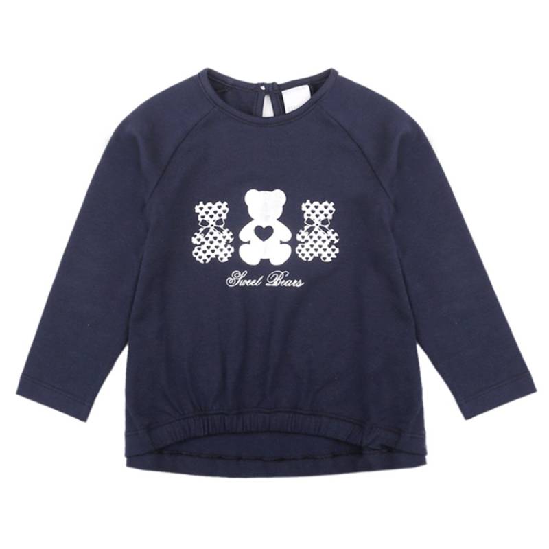 Stummer Longsleeve Mädchen navy von Stummer